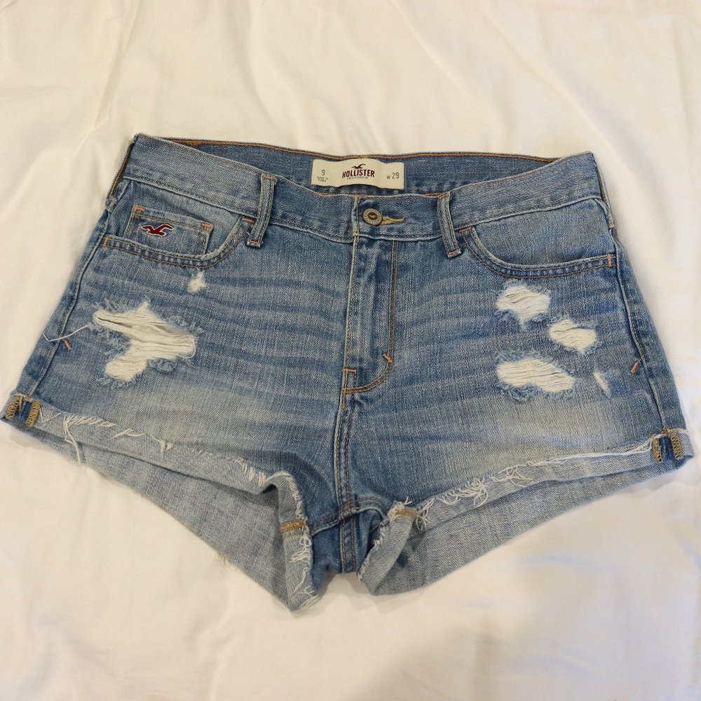 Hollister High Waisted Denim Shorts